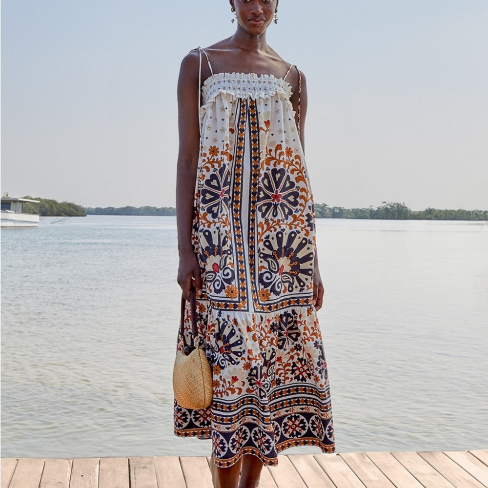 FARM Rio Multicolor Maxi Dress